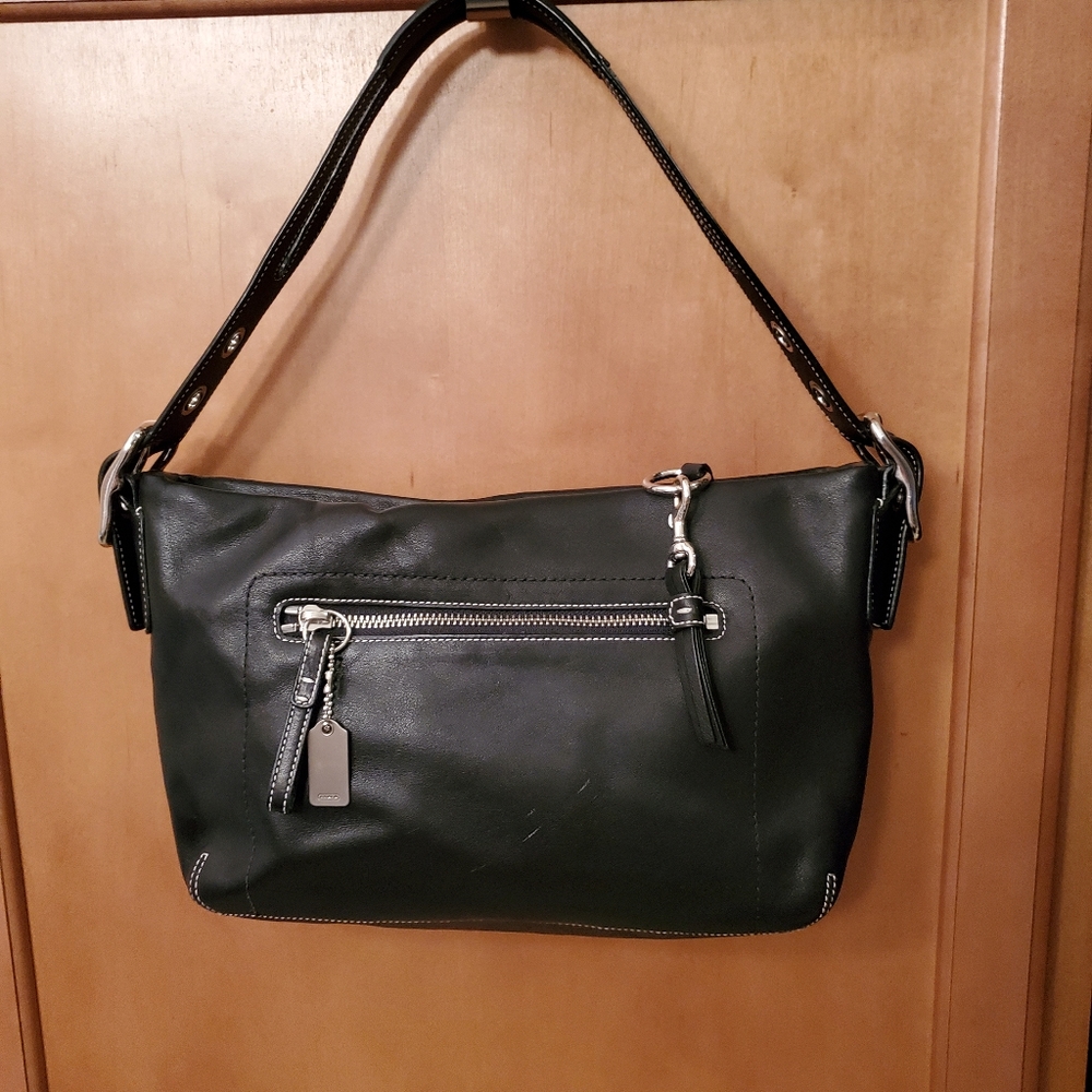 Coach Black Soft Leather Handbag